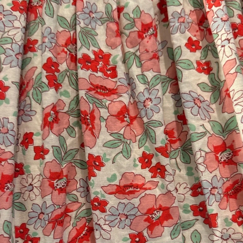 Ralph Lauren Red and White Floral Kids Dress - Picture 3 of 6